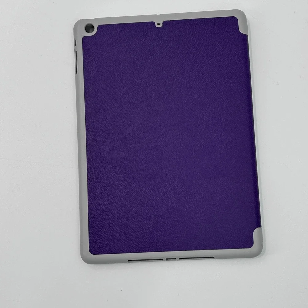 ZAGG Folio Hinged Bluetooth Keyboard Case for iPad Air Purple Gray IDSZF-PU0